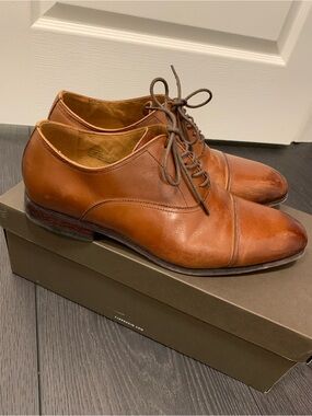Men’s Brown Leather Florsheim Francisco Shoe - Size 10